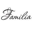 thumbnail image 2 of VWAQ Familia Wall Decal Spanish Wall Decals Sayings Family Room Stickers Sayings (9"H x 22"W BLACK), 2 of 2