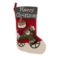 thumbnail image 4 of Calcetines de Navidad Calcetín Bolsa de suspensión de dulces 3D Santa Ciervos Decoración rojo Colco Calcetín de Navidad, 4 of 8