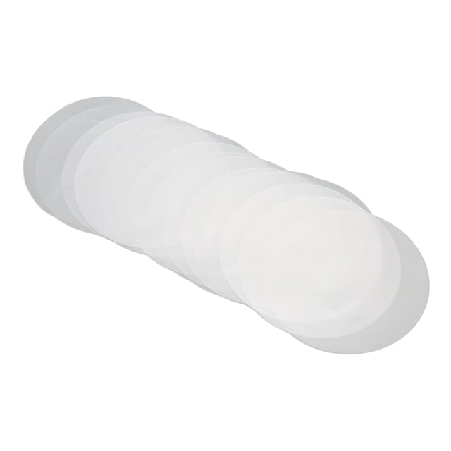 Conjunto de Láminas de Plástico de Protecció de Marcación, Caja de Marco Flexible de la Almohadilla PROTIector posterior simple de 50 piezas de diámetro de 2.4 Pulgadas para