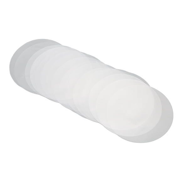 Conjunto de Láminas de Plástico de Protecció de Marcación, Caja de Marco Flexible de la Almohadilla PROTIector posterior simple de 50 piezas de diámetro de 2.4 Pulgadas para