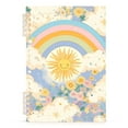 thumbnail image 7 of FORMRS 1-Subject Spiral Notebook 8" x 5" College Ruled 60 Refillable Sheet A5 Hard Cover, 2 Pack, Purple Rainbow Clouds, 7 of 7