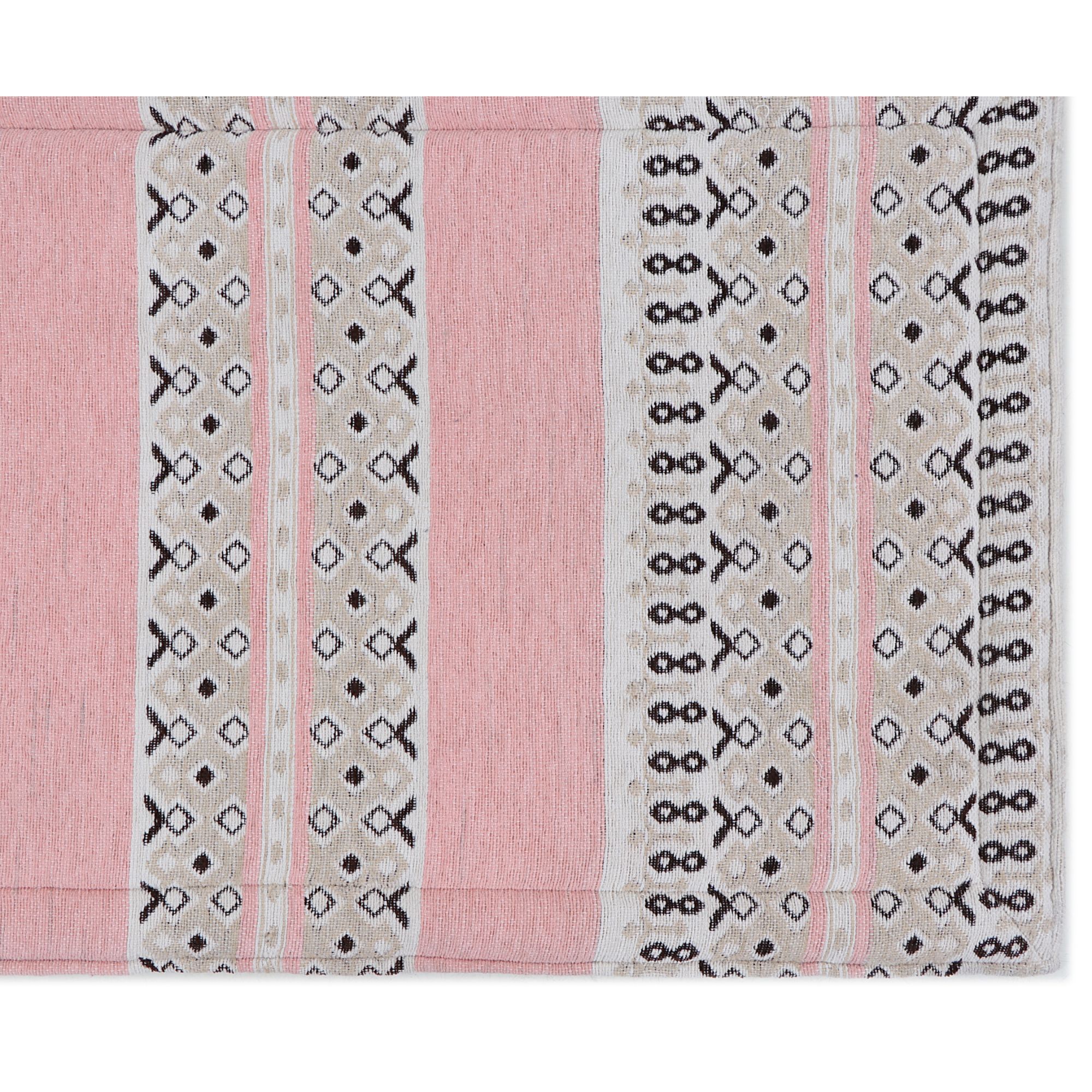 Rugsmith Pink Machine Woven Eldorado Anti-Fatigue Kitchen Mat, 20" x 36"