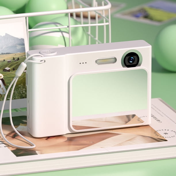 Cámara digital HD con doble frontal y trasera, grabación de video, ligera, portátil, batería de gran capacidad, óptica, CCD vintage, píxeles de alta definición, transferencia a teléfonos móviles, camp