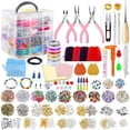thumbnail image 1 of Gonyscag Kit de Fabricación de Pulseras de Cuentas Juego de Encantos de Cuentas de Letras de Pony de Acrílico DIY Colorido con Herramientas para Hacer Joyas para Pulseras, 1 of 14