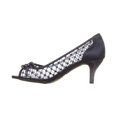 thumbnail image 3 of KAREN SCOTT Womens Navy Embellished Toe Strap Cushioned Maralynny Kitten Heel Slip On Dress Pumps 6.5, 3 of 6