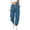 Blue, variant on Leopard Joggers for Women Plus Size Trendy Elastic Waisted Sweatpants with Drawstring Soft Comfy Lounge Pants Loose Trousers