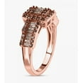 thumbnail image 2 of Natural Champagne Diamond Ring in 14k Rose Gold Finish - Christmas Gift For Her, 2 of 2