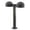 Textured Gray, variant on Sonneman 7306.Dc.Pl-Wl Reals 2 Light 18" Tall Integrated Led Landscape Path Light - Grey