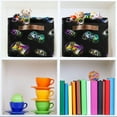 thumbnail image 7 of Coolnut Storage Basket Gamepad Controller Storage Bin with Handle , Large Storage Cube Collapsible for Shelves Closet Bedroom Living Room 2PCS Decor Gifts, 7 of 7