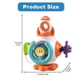 thumbnail image 3 of Travel Activities Busy Board Cube - Montessori Sensory Toys for Toddlers 1-3 - Baby Gifts for 6 9 12 18 Months 1 2 One Year Old Infant Boys Girls - Airplane Plane Car Travel Toys Educational Learning, 3 of 6