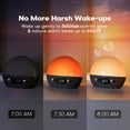 thumbnail image 4 of FortuneKey Trading RestOnn Sunrise Alarm Clock - Sunset Sound Machine, 7-Day Programmable Dual Alarms - White Noise, Wireless Speaker, Amber Night Light, Smart App Control, 4 of 10