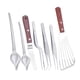thumbnail image 4 of Juego de utensilios de emplatado, pinzas de cocina con agarre cómodo y pinzas de precisión 7 piezas, 4 of 9