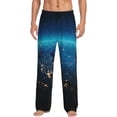 thumbnail image 1 of Balery Planet Earth Pantalones de pijama para hombre, pijama ultraligero, pantalón de descanso-X-Large, 1 of 6
