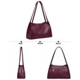 thumbnail image 7 of Kattee Leather Purses and Handbags for Women, Soft Genuine Leather Shoulder Hobo Bags with Top Magnetic Snap Closure, 7 of 7