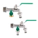 thumbnail image 5 of Conector de manguera de latón para agua potable y jardín, diseño desmontable, cuerpo reforzado, salida única, válvula verde, 25mm., 5 of 6