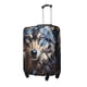 thumbnail image 1 of Fotbe Vintage Blue Floral Wolf Funda Protectora para Equipaje, Antirrayones y Resistente a la Suciedad, Compatible con Maletas de 18 a 32 Pulgadas-X-Large, 1 of 7