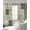 Olive Green, variant on Boho Spring Floral Blackout Curtains for Bedroom/Living Room, Thermal Insulated Kitchen Curtains, Vintage Flowers Patchwork Plaid Pink Grommet Darkening Window Treatment Drapes 42"x84"x2
