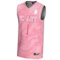thumbnail image 2 of Unisex GameDay Greats #1 Pink North Carolina A&T Aggies Lightweight Basketball Jersey, 2 of 4