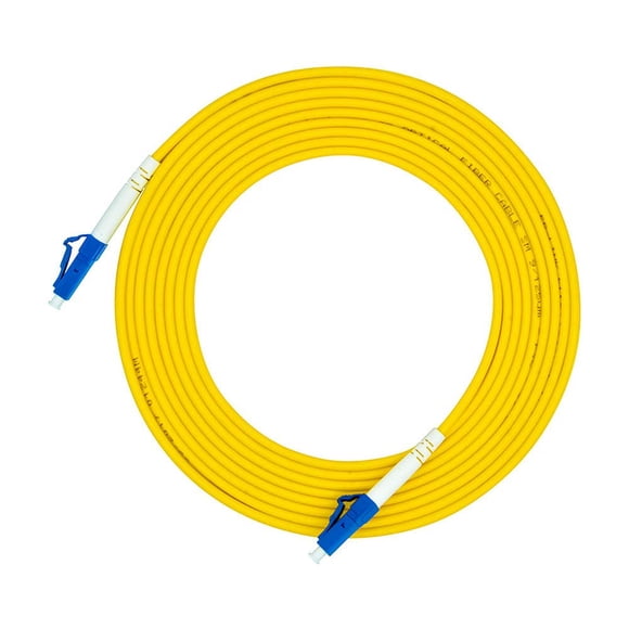 Jeirdus 2Meters 6ft LC to LC Fiber Optic Cable Jumper Optical Patch Cord Simplex Single-mode 9/125 LC-LC