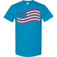 thumbnail image 3 of Inktastic Grunge American Flag T-Shirt, 3 of 5