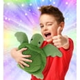 thumbnail image 3 of DolliBu Plush Green Sea Turtle Stuffed Animal - Soft Huggable Turtle Adorable Playtime Turtle Plush Toy, Cute Ocean Life Cuddle Gifts, Super Soft Plush Doll Animal Toy for Kids and Adults - 13 Inches, 3 of 9