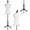 Cream, variant on PINDEE Manikin Adjustable Female Dress Form 60-67 Inch, Height Adjustable Torso with Tripod Stand, Professional Display for Clothing Retail Store.60-67 Inches,Black