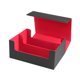 thumbnail image 4 of Caja de almacenamiento de de cartas para novias, novios, cartas de fútbol, cartas de hockey Negro Rojo, 4 of 8