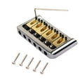 thumbnail image 2 of STARTIST Durable 6-string Electric Guitar Fixed Bridge Golden Saddle with Screws Wrench, 2 of 9