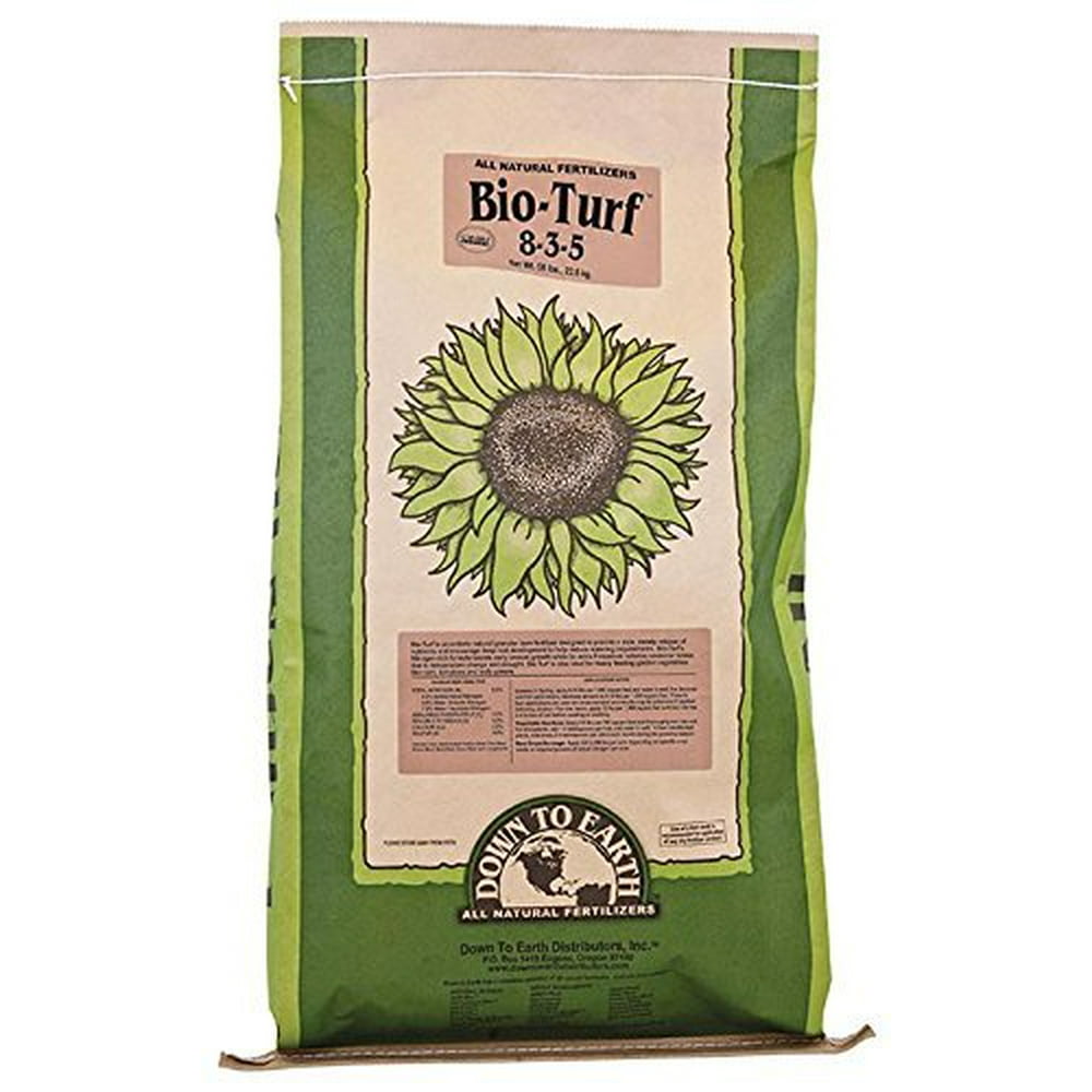 Down to Earth Organic BioTurf 835 Fertilizer Blend, 50Pound