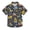 Excavator and Construction Machinery, variant on Dailycode Small Short Sleeve Button Down Shirts Neon Green Shark and Palm Trees Casual Shirt 3-10 Years