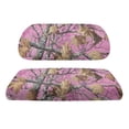 thumbnail image 2 of Pzuqiu Pink Camo Tree 2 Piece Golf Cart Seat Cover Set | Breathable Washable Protective Accessory for Women Golf Lovers, 2 of 10