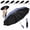 B, variant on Windproof Automatic Umbrella, Reverse Folding Travel Umbrella with Carabiner Hook Handle, Compact Inverted Umbrella for Sun & Rain Protection