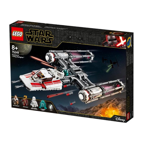 Set LEGO Star Wars TM Caza Estelar Y-wing de la Resistencia 75249