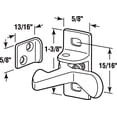 thumbnail image 2 of Elbow Catch Prime-Line de acero niquelado satinado, 1,3 cm de alto x 1,6 cm de ancho, 2 of 3