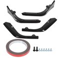 thumbnail image 1 of Bumper Wrap Angle, Easy Installation Front Bumper Lip  For Cars Glossy Black, 1 of 8