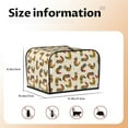 thumbnail image 5 of Daiia Boho Chicken Pattern 4 slice Toaster Cover, Toaster Appliance Dust-proof Cover For Kitchen Small Appliance Dust Cover and Fingerprint Protection, 5 of 7