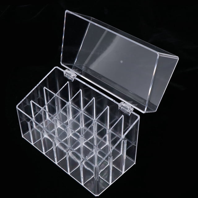 OUNONA 1Ud Exhibidor Para Maquillaje Con Caja Para 18 Labiales Resistente Y Seguro