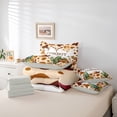 thumbnail image 6 of jejeloiu Cowboy Watercolor Desert 7-Piece Twin Bedding Sets Kids,Brown Cow Print Bedding Comforter Set,Reversible, 6 of 7