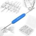 thumbnail image 3 of JRready DT Removal Tool DRK-RT1, Pin removal tool, Suitable for DT, DTM,DTP Connectors, 90 Degree Hook+ Standard Flat Head Screw Driver, 3 of 6