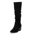 thumbnail image 2 of LOVE STEETLY Women's Knee High Slouchy Boots, Pointed Toe Chunky Heel Casual Versatile Stylish Comfort Winter Tall Boot., 2 of 7