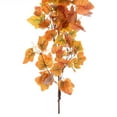 thumbnail image 3 of Vickerman 5' Fall Orange Artificial Leaf Garland., 3 of 4