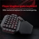 thumbnail image 2 of Teclado de una mano Mini teclado portátil para juegos Teclado de controlador de juego de una mano Kearding EL008580-00, 2 of 6