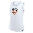 thumbnail image 2 of Women's-Fanatics  White Chicago Bears Slub Tank Top, 2 of 3