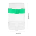 thumbnail image 3 of 2 Pieces Water Dispenser Automatic Drinker Clear Container Cockatiel Feeding Supplies for Parakeet Cage, 3 of 8