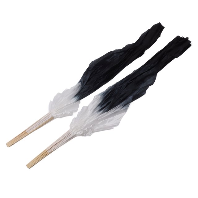 Soft Beautiful Classical Dancing Fan Taichi Kungfu Fan Sports Folding Hand Fan Dance Dancing Silk Fans for Belly Dance Performance Learning, 1.5m Long Dance Fan