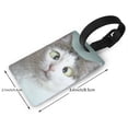 thumbnail image 4 of Balery Funny Cat Print Durable Luggage Tags with Secure Strap, Personalized Travel ID Tags for Suitcases, Bags, and Backpacks - Easy Identification for Men and Women, 4 of 8