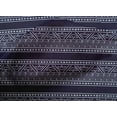 thumbnail image 4 of oneOone Coton Bio Voile Feuilles & Chevron Bloc Tissu Imprimé par la Cour 42 Pouces de Large, 4 of 4