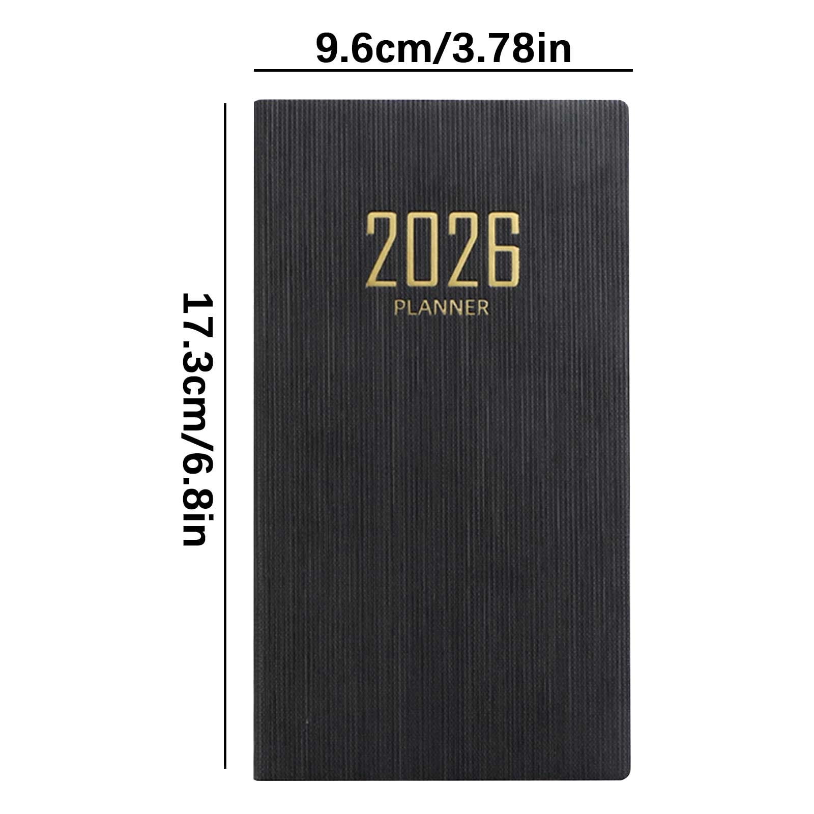 HBBKVI Notebook, A6 Mini Notebook Organizer Planner Daily Planner Notebook Travel Diary