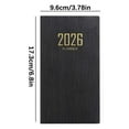 thumbnail image 2 of WZXPWT A6 Mini Notebook Organizer, Daily Planner Notebook, Travel Diary with Calendar, Portable Memo Book (64 Sheets, 128 Pages, 173x96MM), 2 of 5
