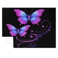 thumbnail image 6 of Dreamy Purple Butterfly Pattern (76)-1 Throw Blanket Warm Microfiber Flannel Bedroom Decor Blankets For Beds, 6 of 6
